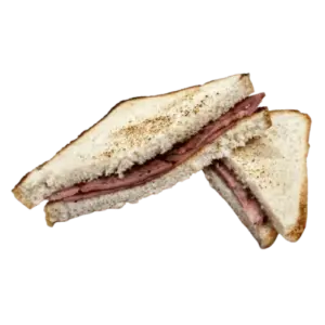 Sandwich mixto de jamón york y bacon